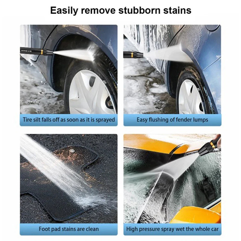 Car Washing Garden Spray Gun Nozzles Metal Jet Lance Nozzle Adjustable High Pressure Washer Spray Nozzle Adapte