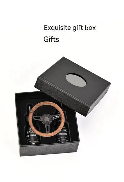 Universal Mini Steering Wheel Car perfume Long lasting Fragrance For AC Grill D-Shape Air Conditioner